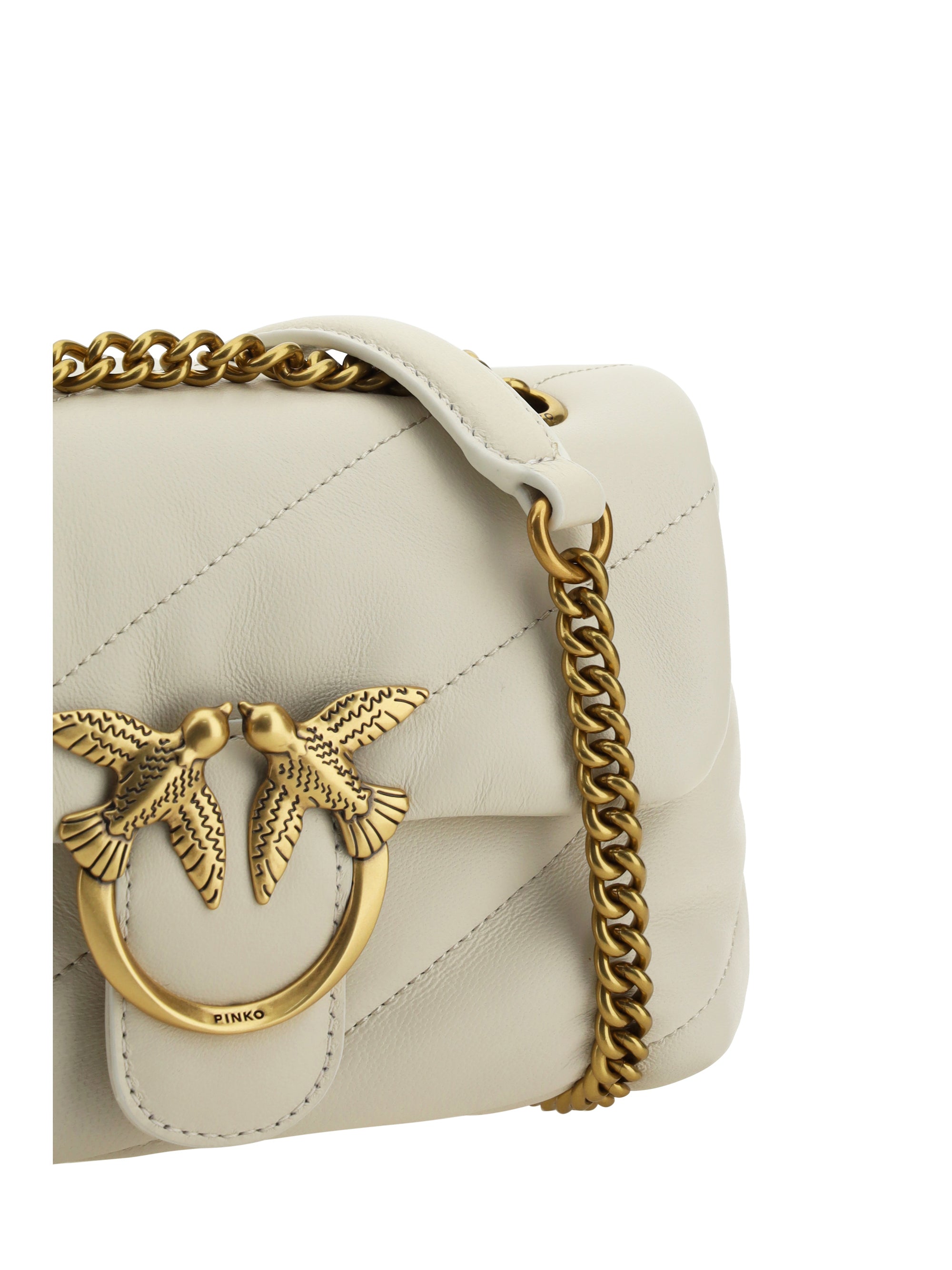 PINKO OS love mini puff shoulder bag