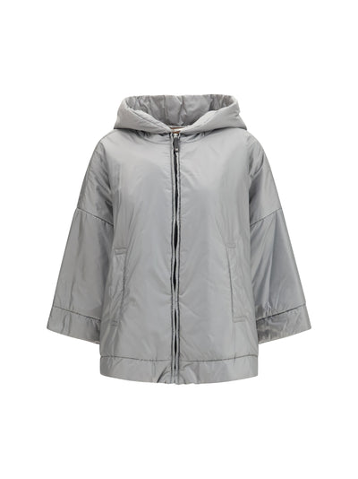 hooded added jacket