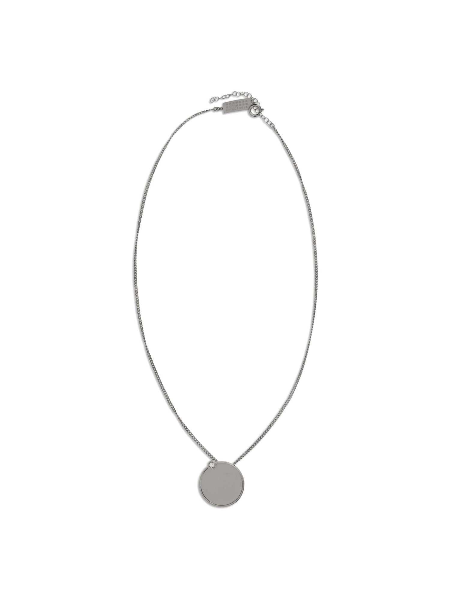MM6 OS necklace with round plaque