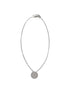 MM6 OS necklace with round plaque