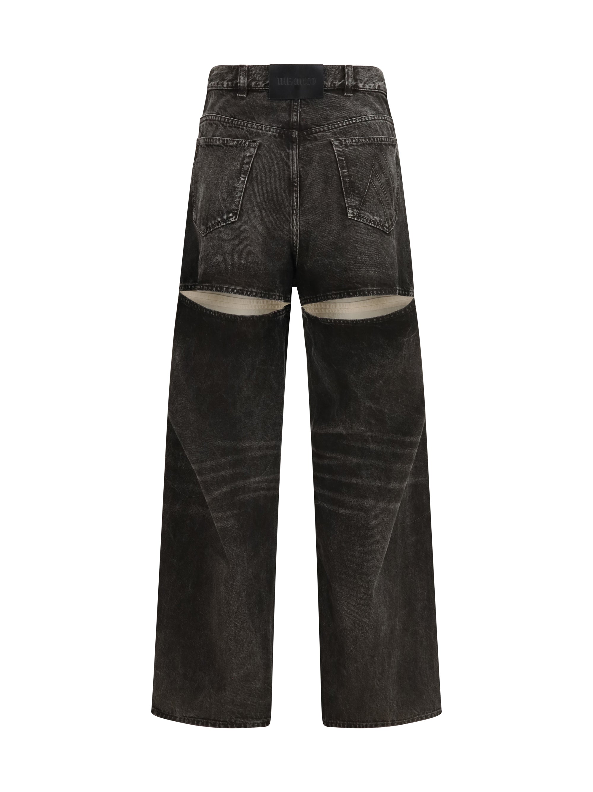 THE ATTICO 25 jeans cut‑out