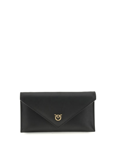 love birds logo mini clutch bag