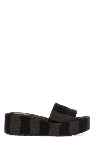fendi sunshine fabric sandals