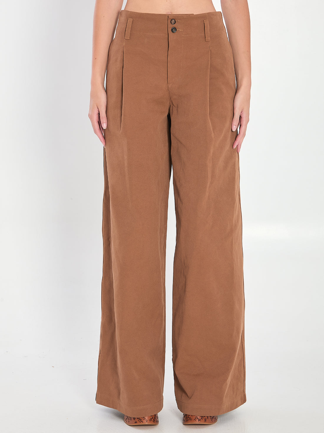 CHLOE 38 wide-leg trousers