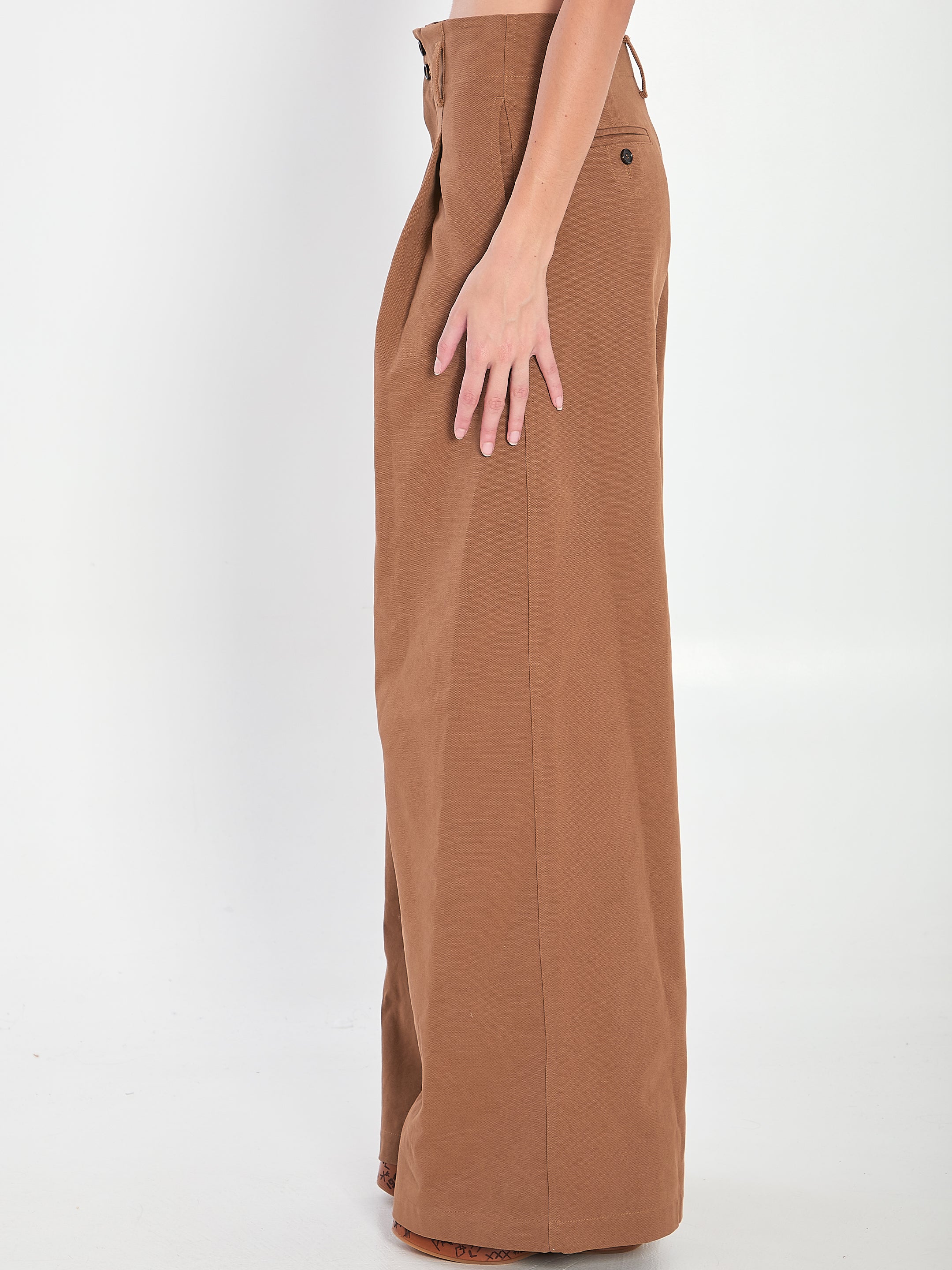 CHLOE 38 wide-leg trousers