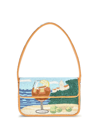 tommy beaded shoulder bag