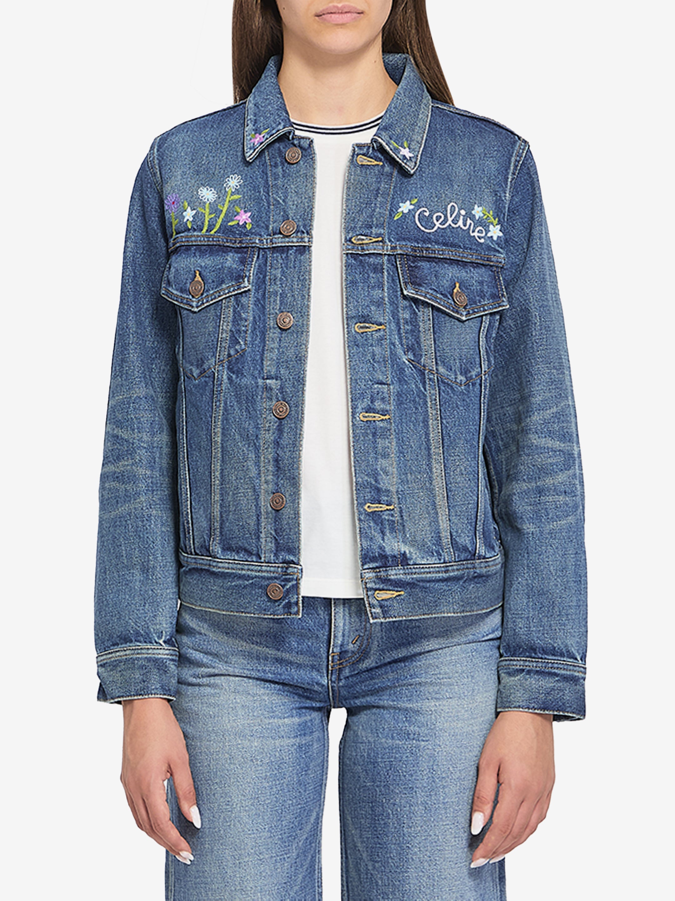 CELINE S denim trucker jacket