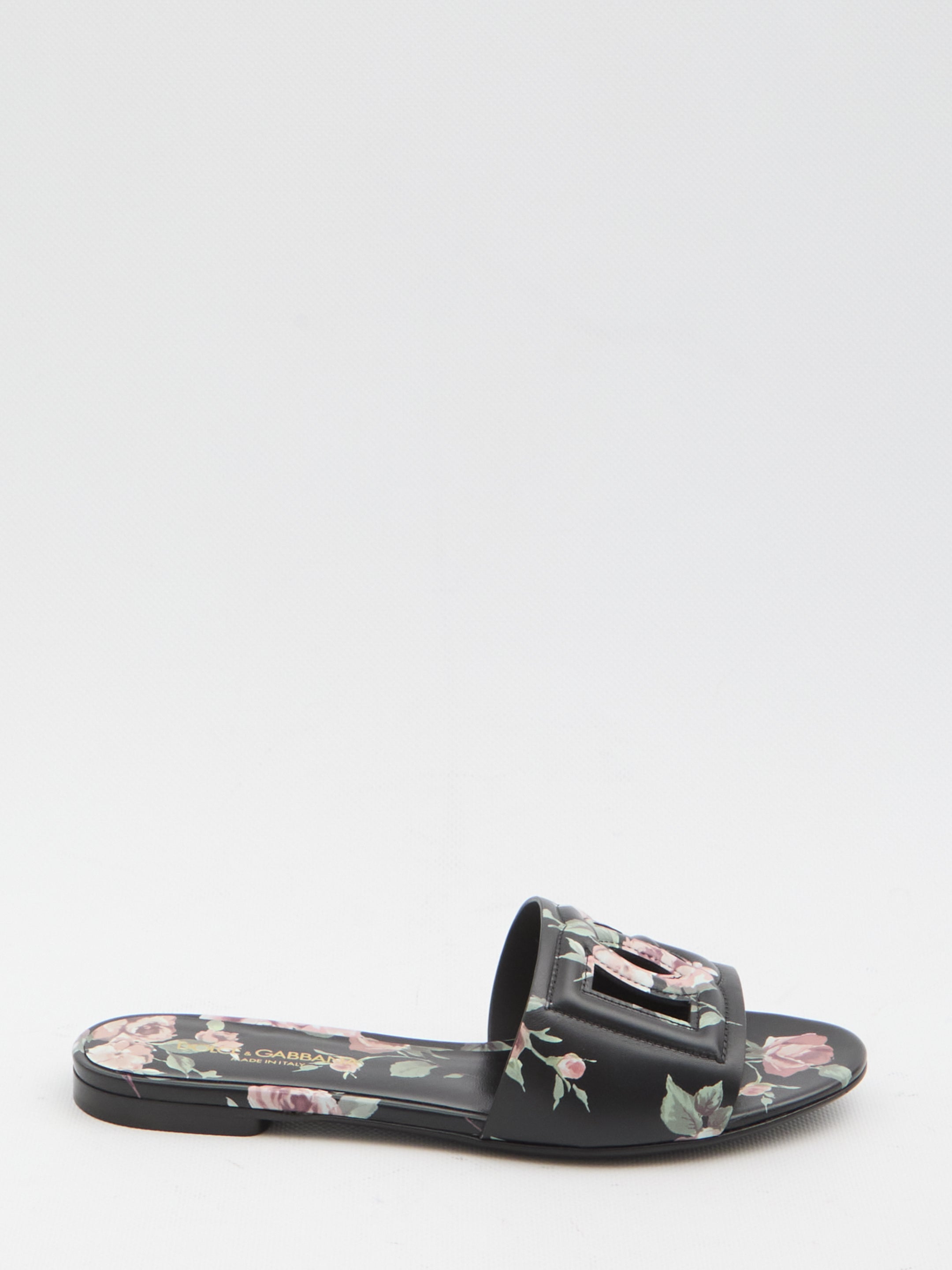 DOLCE&GABBANA 36 floral beachwear slides