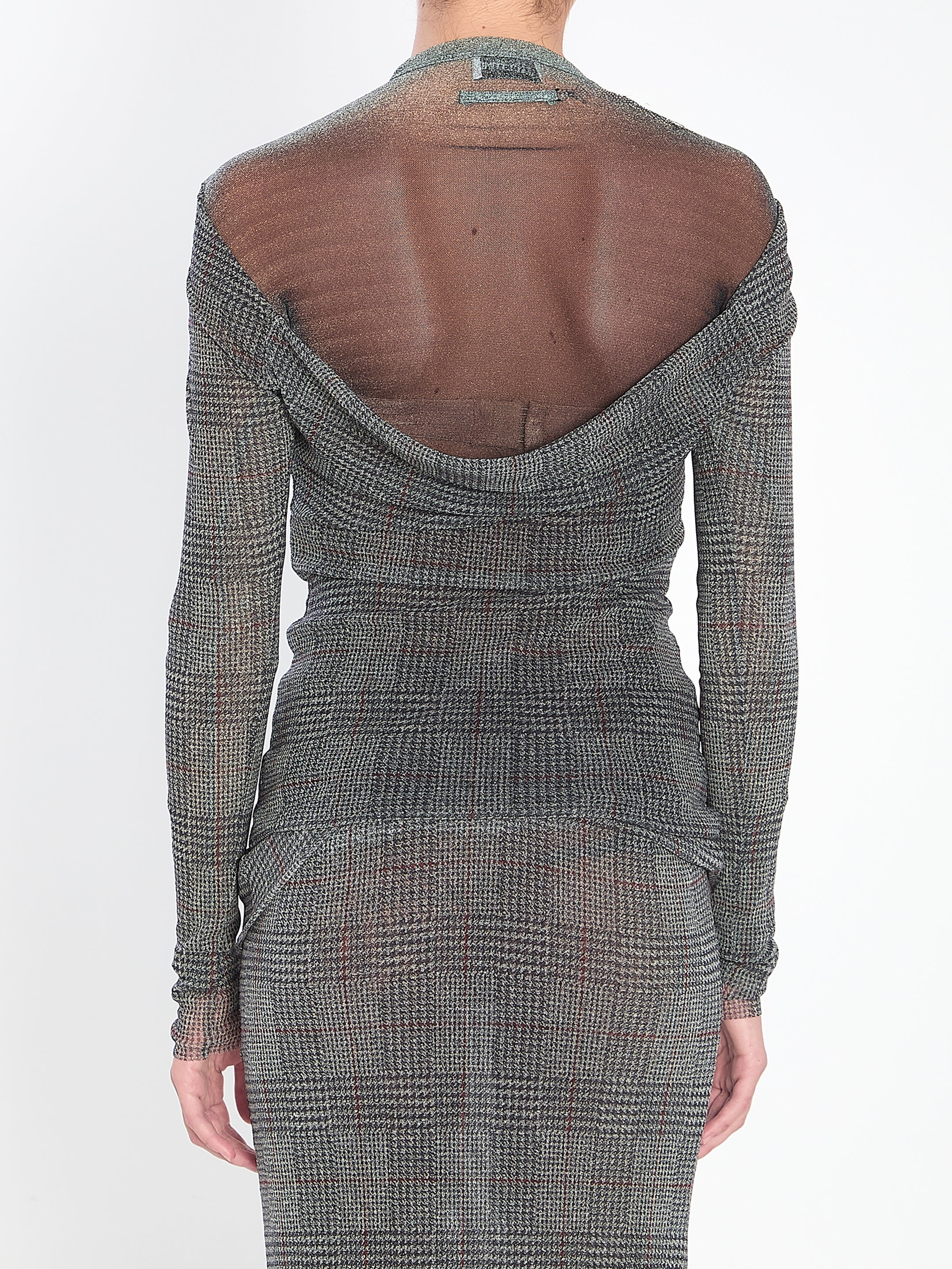 JEAN PAUL GAULTIER M body shadow and prince of wales top