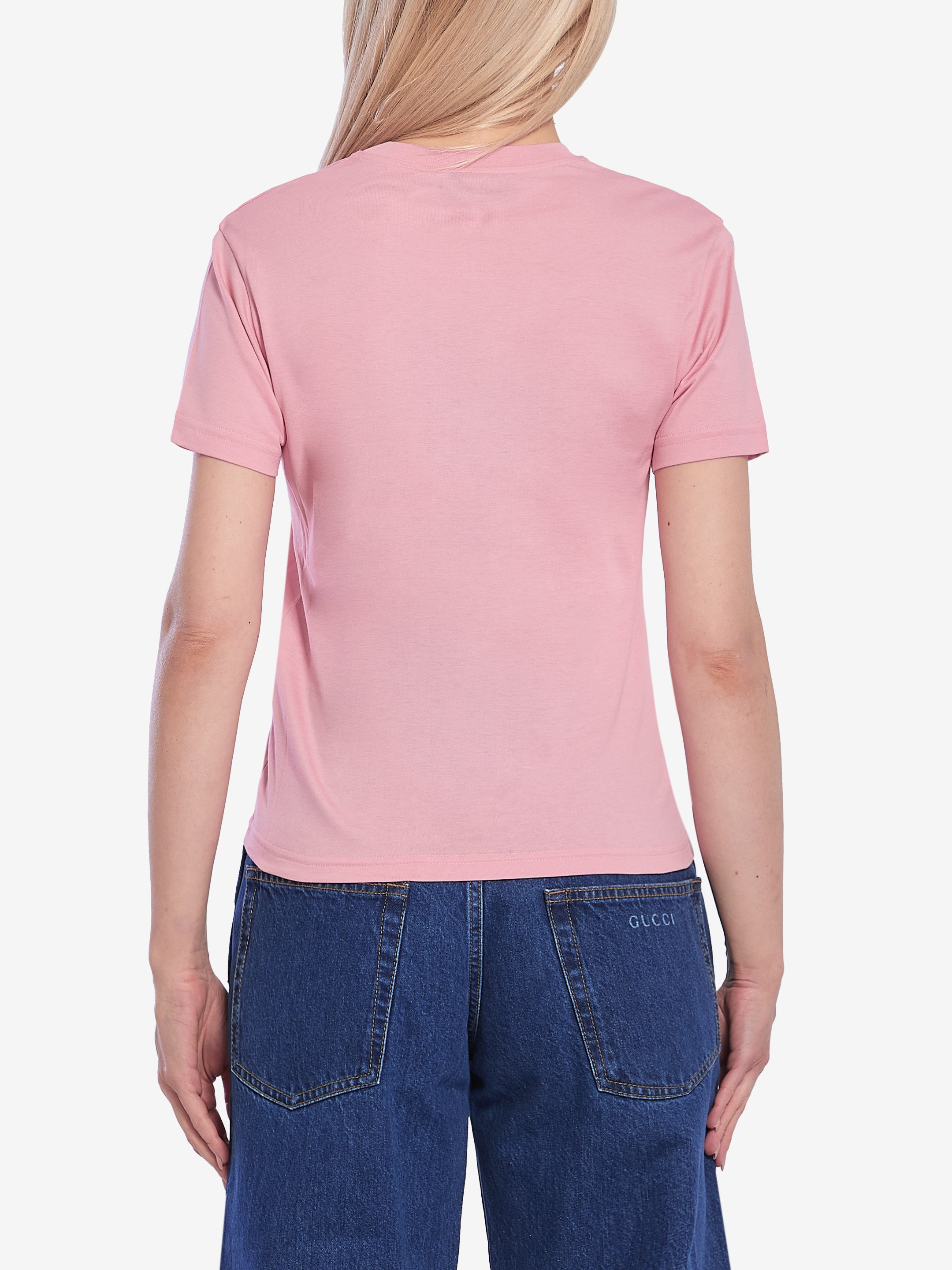 GUCCI S printed logo t-shirt