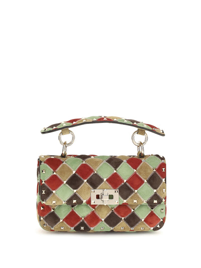 small rockstud spike shoulder bag