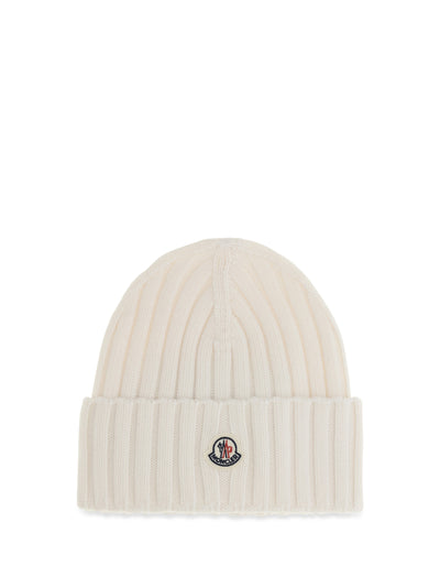 wool beanie with logo