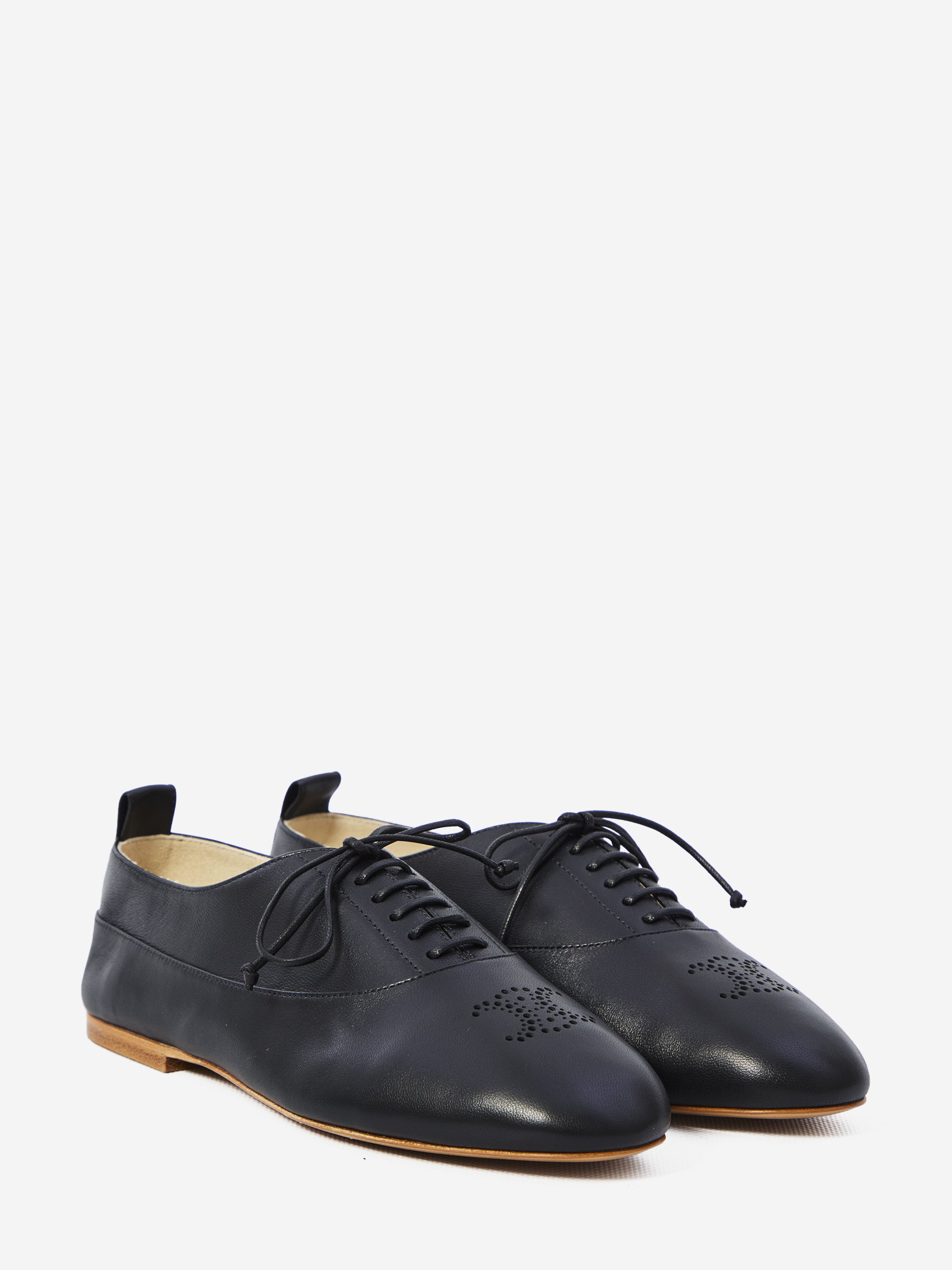CELINE 36 riomphe richelieu lace-up shoes