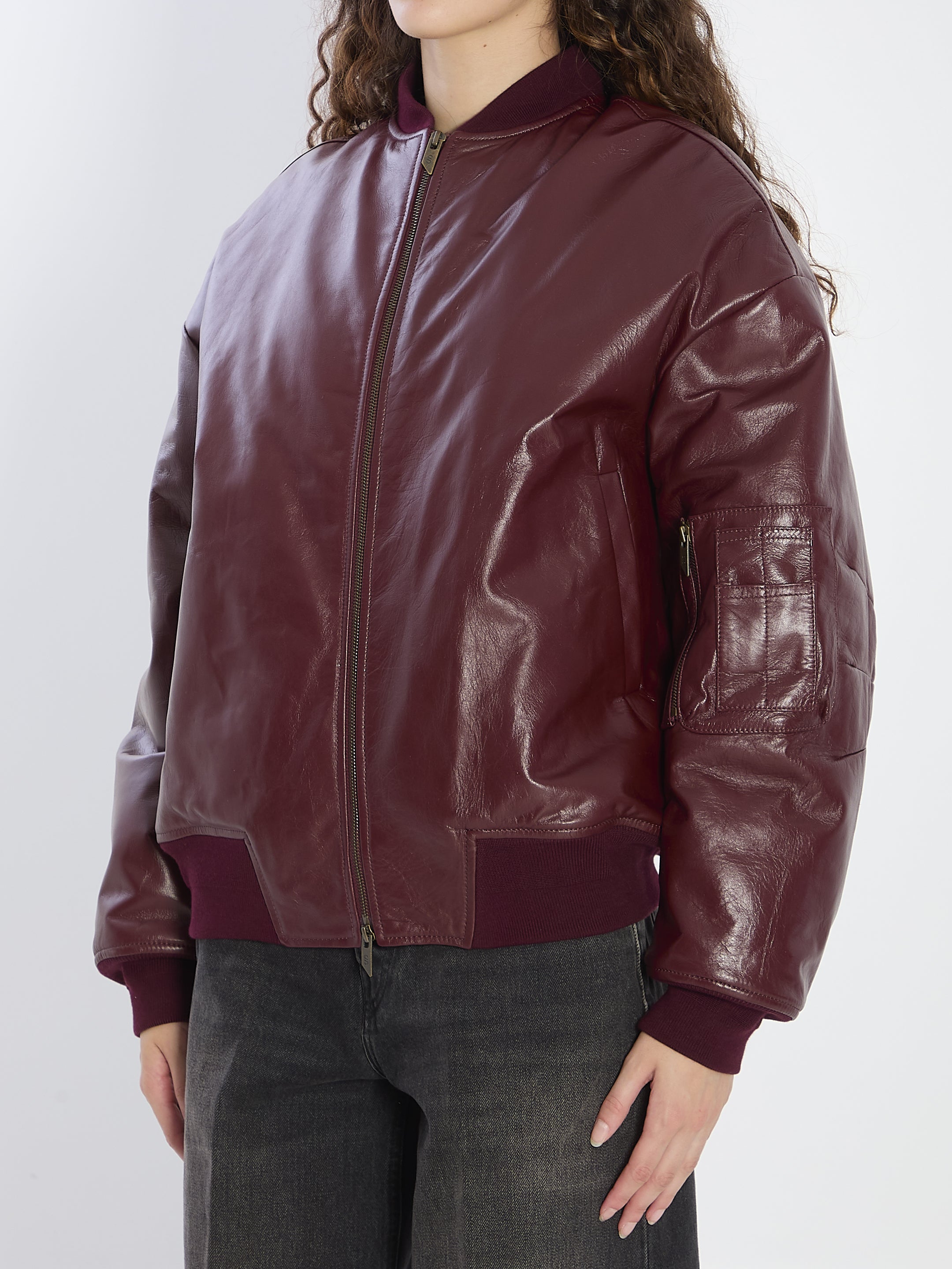 SALVATORE SANTORO 40 leather jacket
