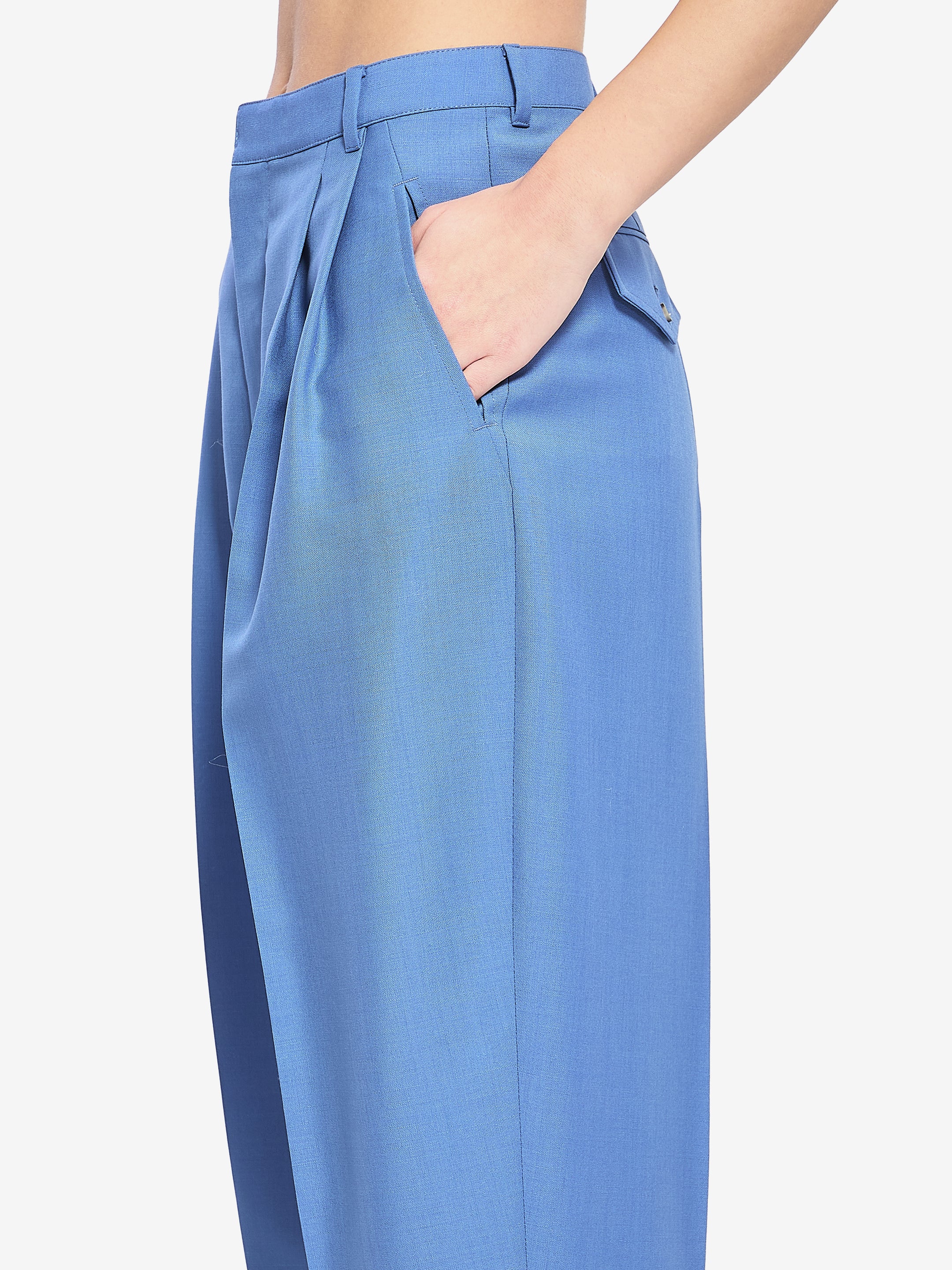 CELINE 38 montauk pants in wool and mohair