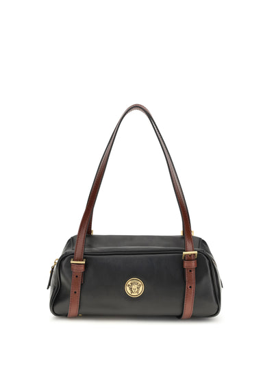 emblème bowling nappa shoulder bag