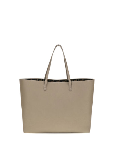 medium roll roman leather shopping bag