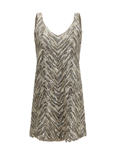 short sequin dress