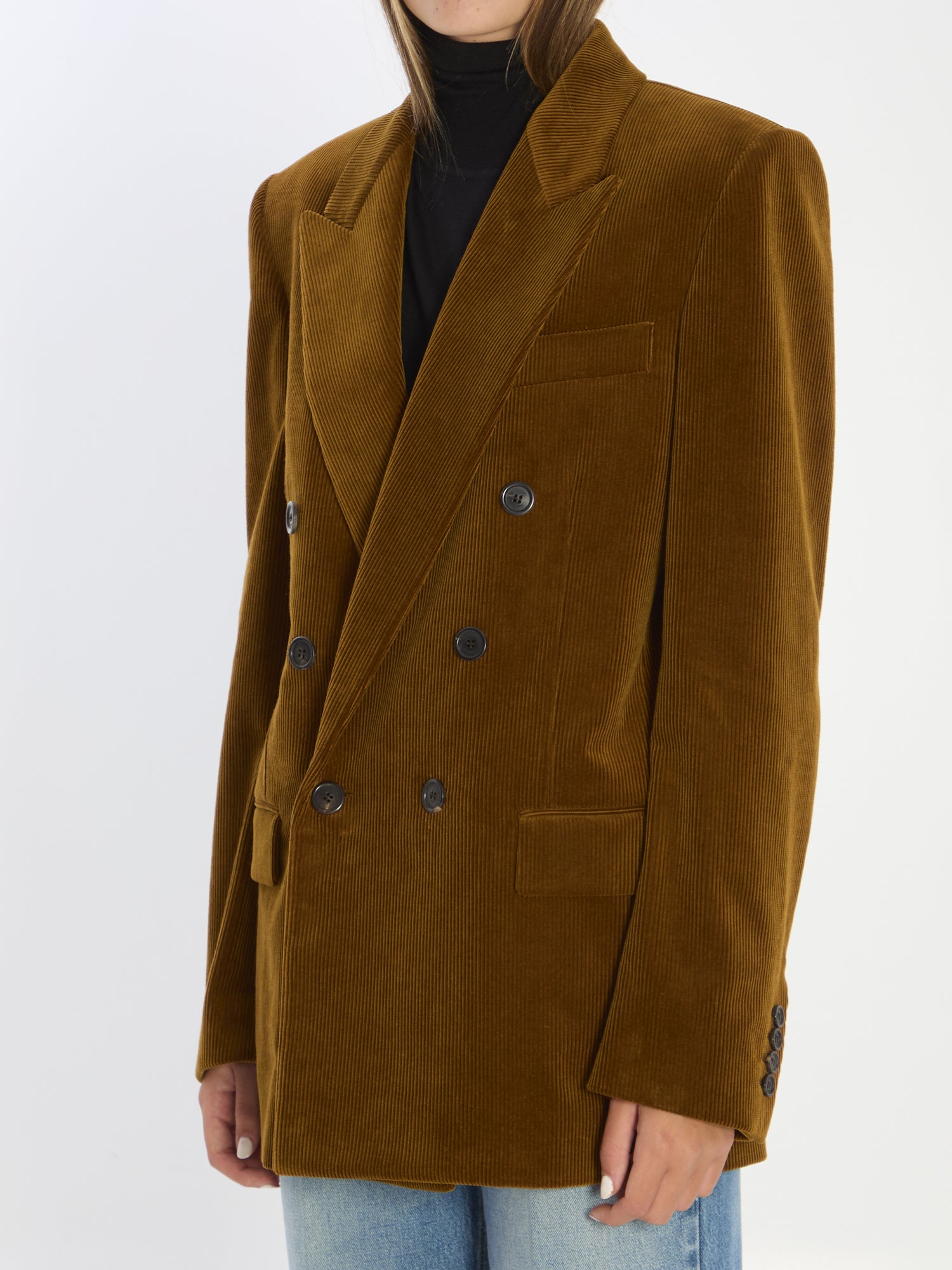 SAINT LAURENT 40 corduroy jacket