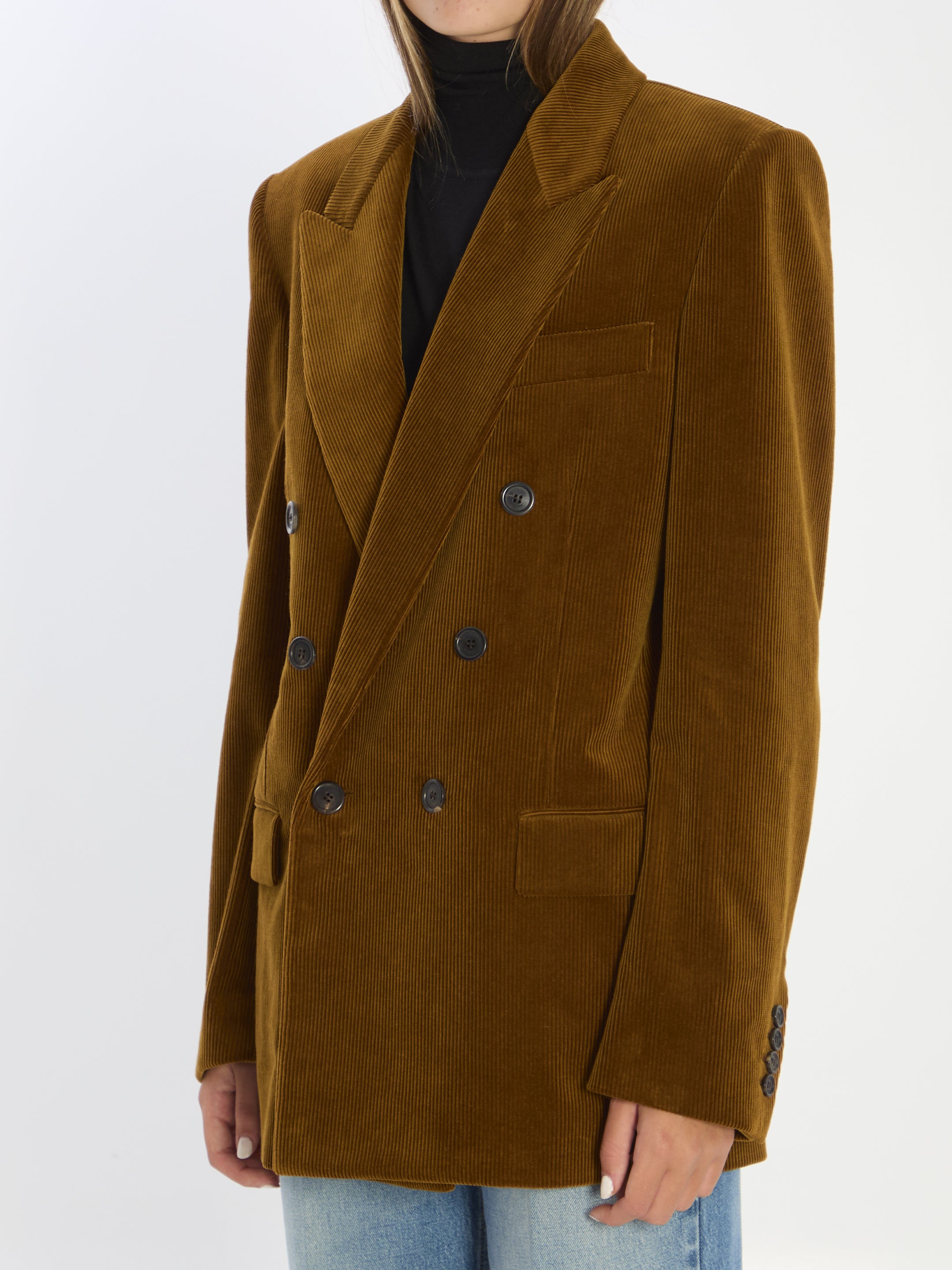 SAINT LAURENT 40 corduroy jacket