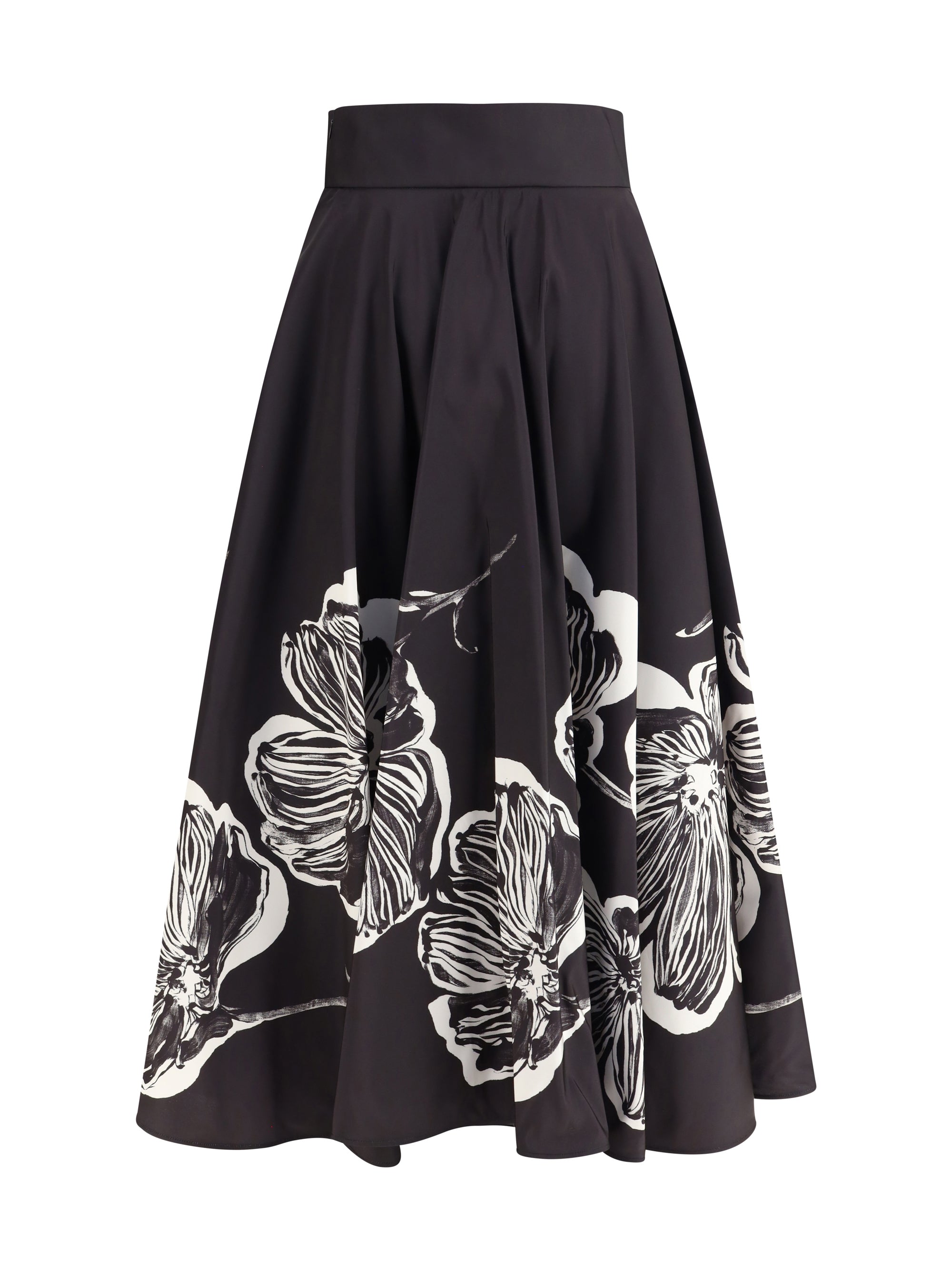SARA ROKA 44 midi skirt with floral print