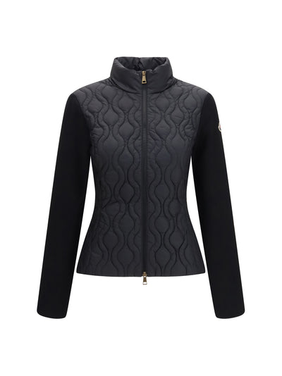 cotton padded cardigan