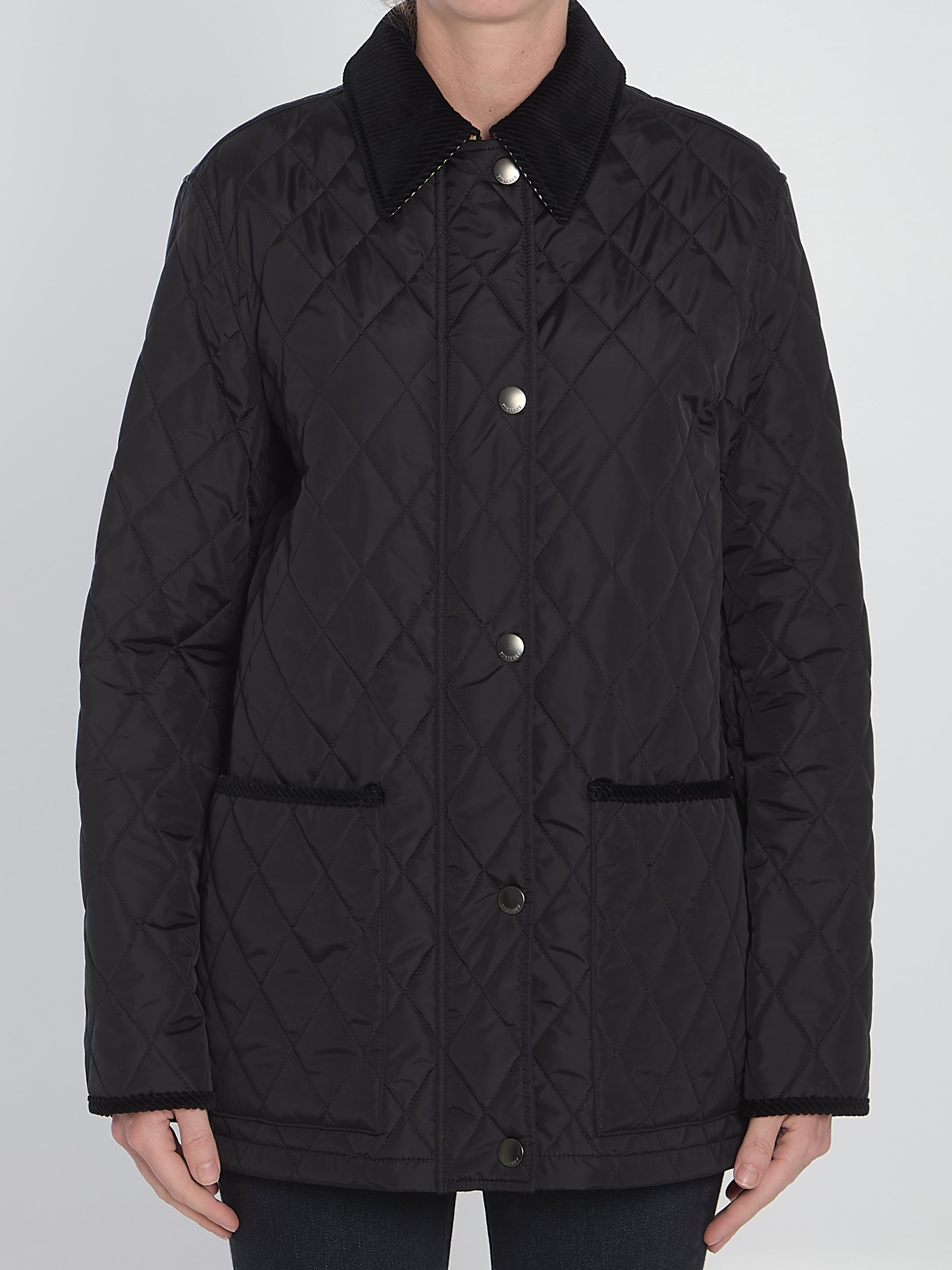 BURBERRY M country-style quilted jacket