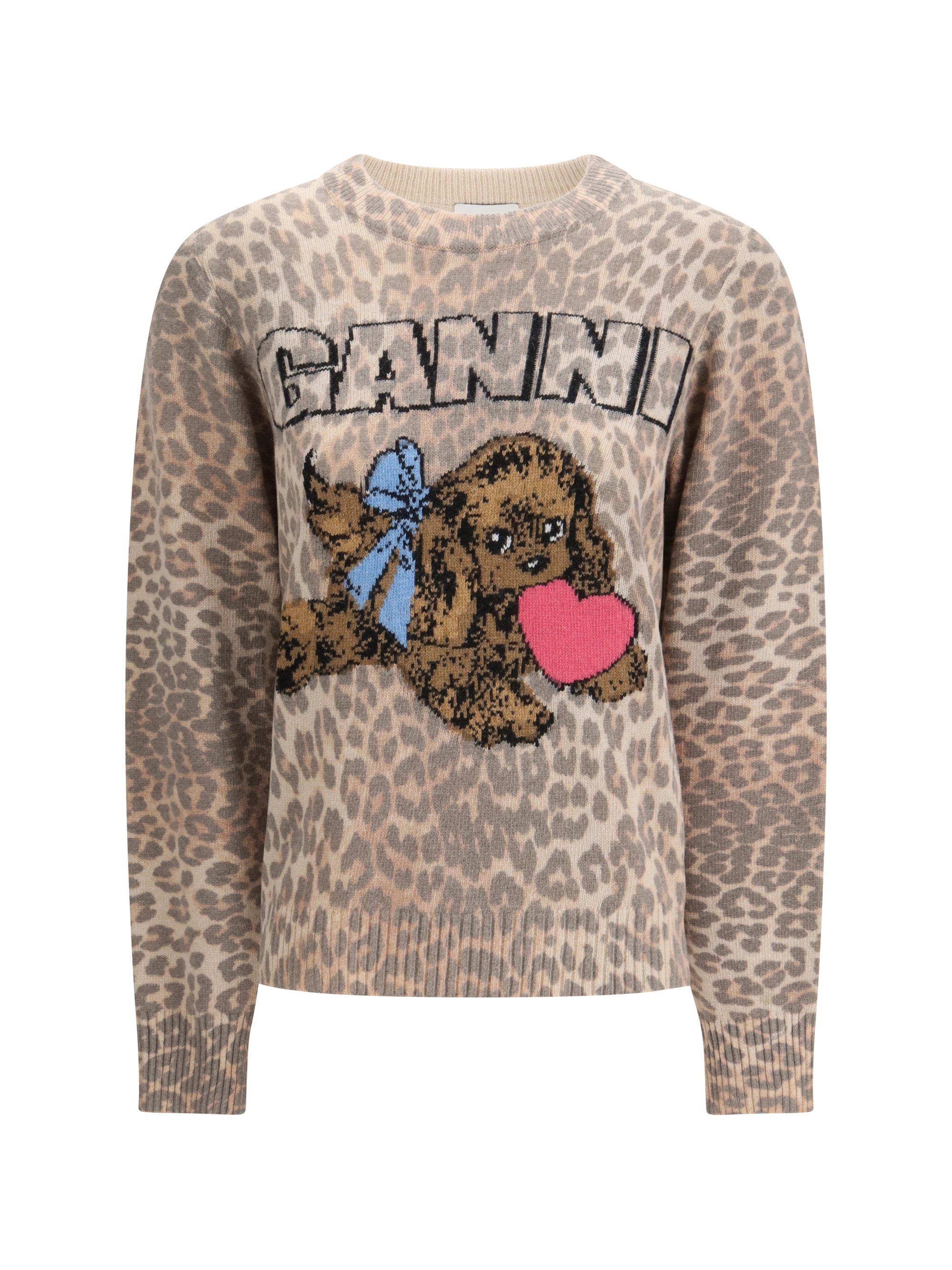 GANNI L puppy wool sweater