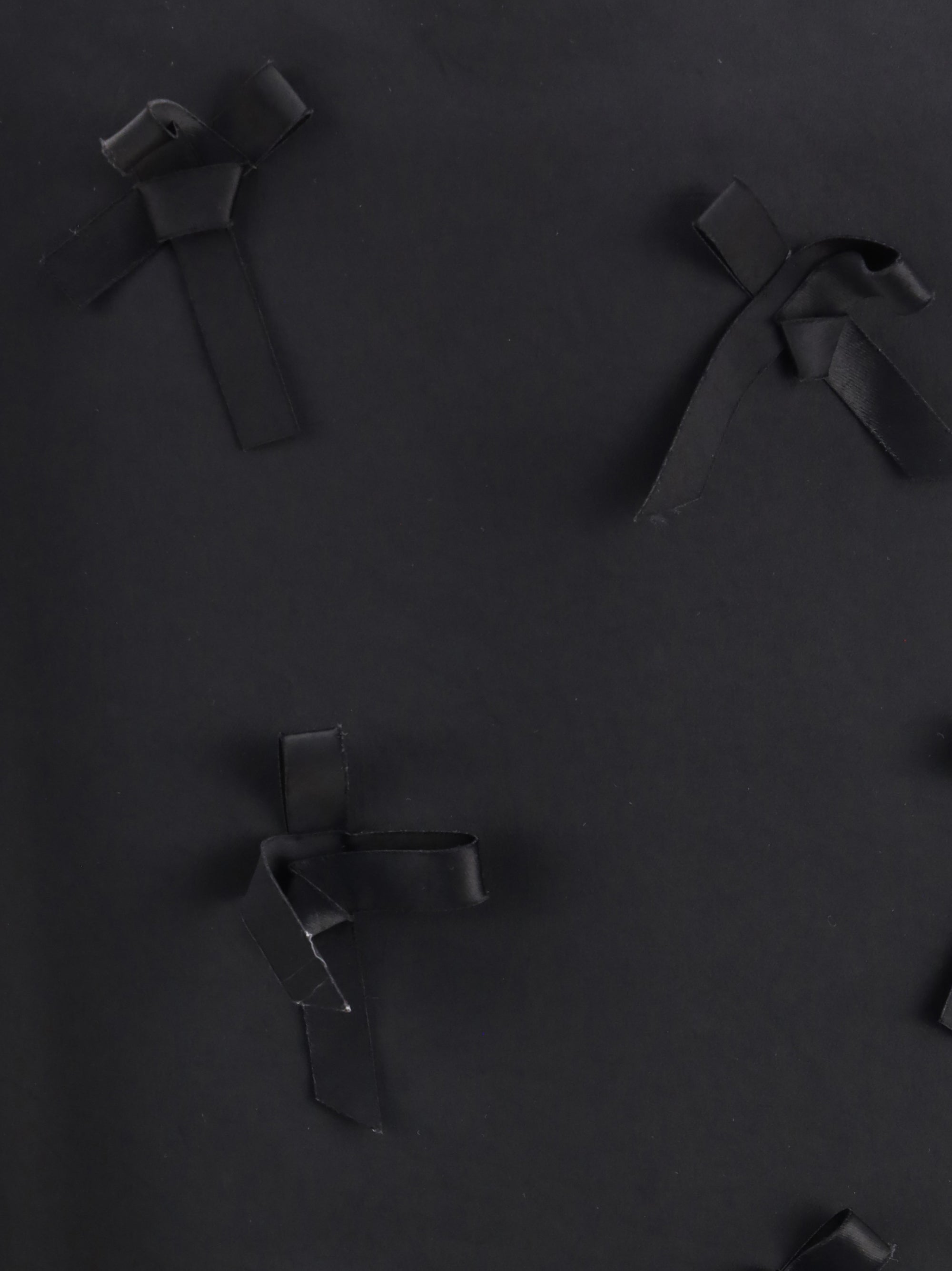 JIL SANDER 34 satin skirt with bows