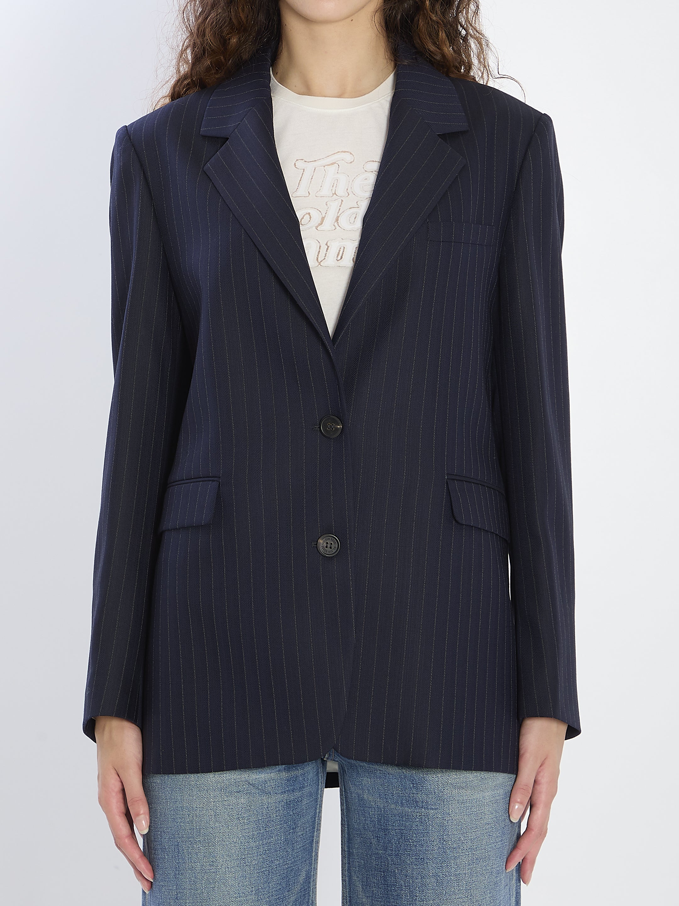 GOLDEN GOOSE 40 pinstripe blazer