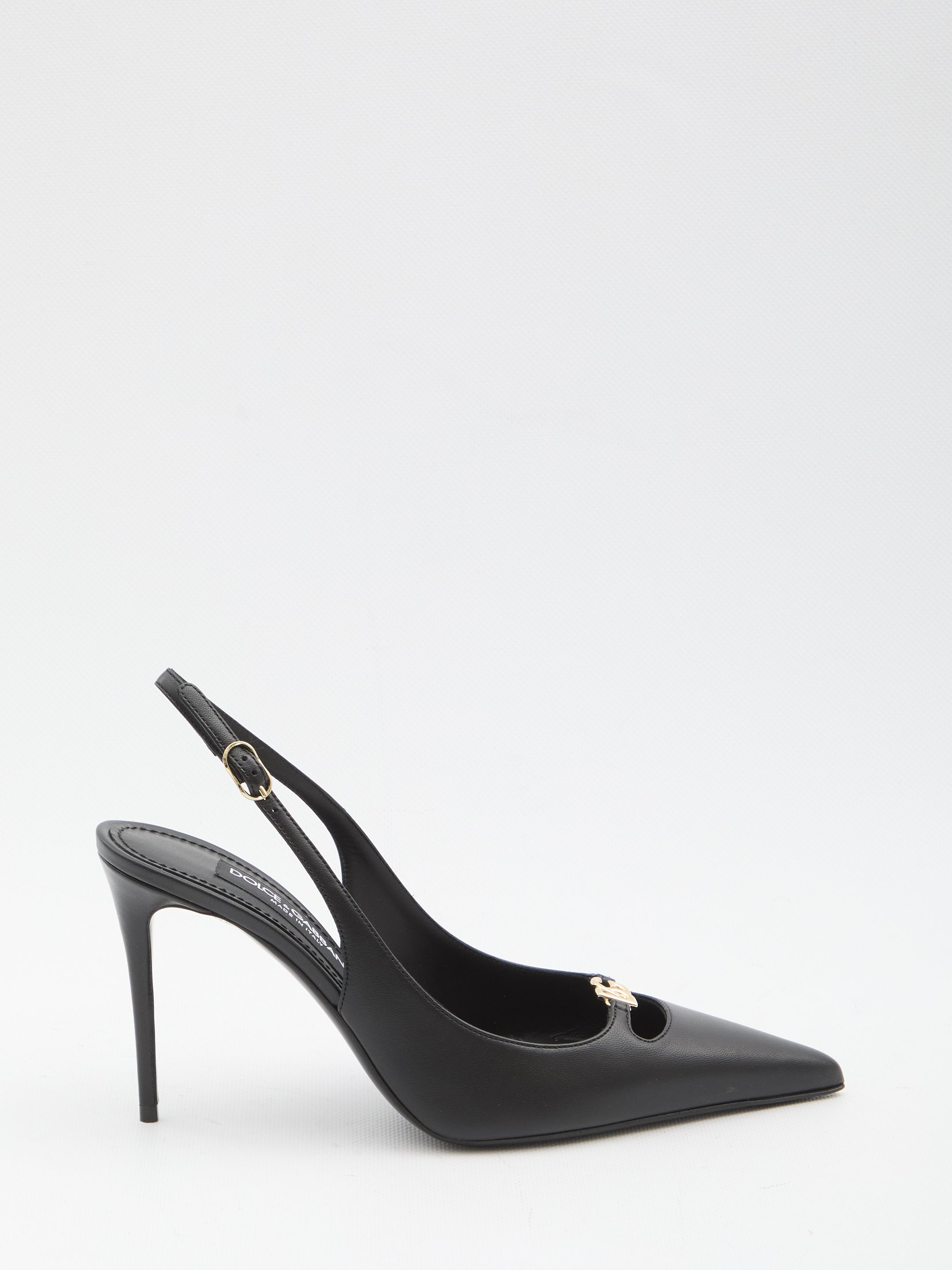 DOLCE&GABBANA 36 slingback pumps in silk nappa