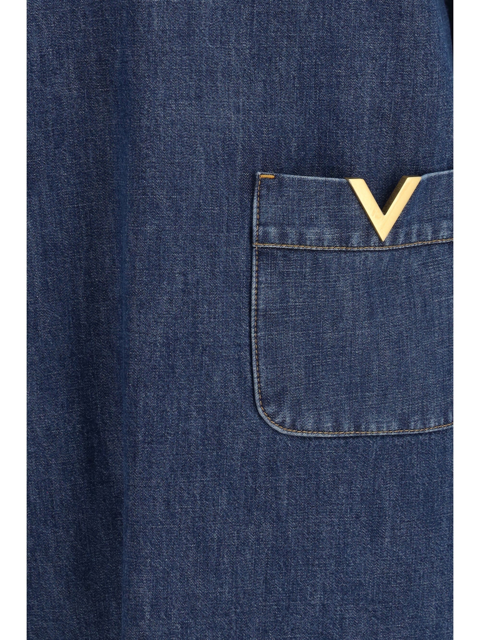 VALENTINO 42 denim dress