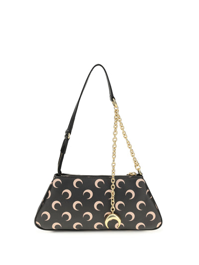 moon motif shoulder bag