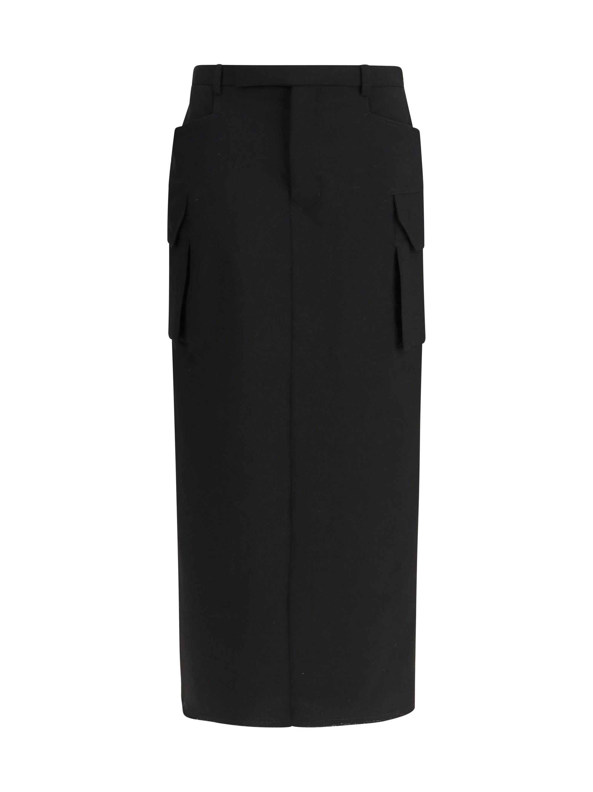 RICK OWENS 40 cargo midi skirt