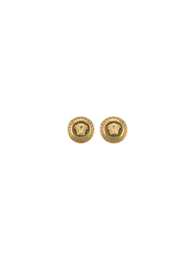 medusa logo earrings