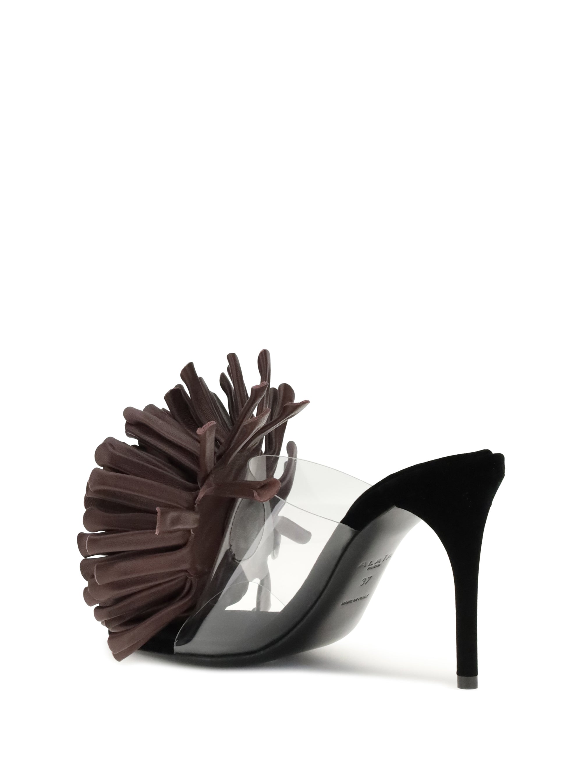 ALAIA 36 asymmetrical stiletto sandals
