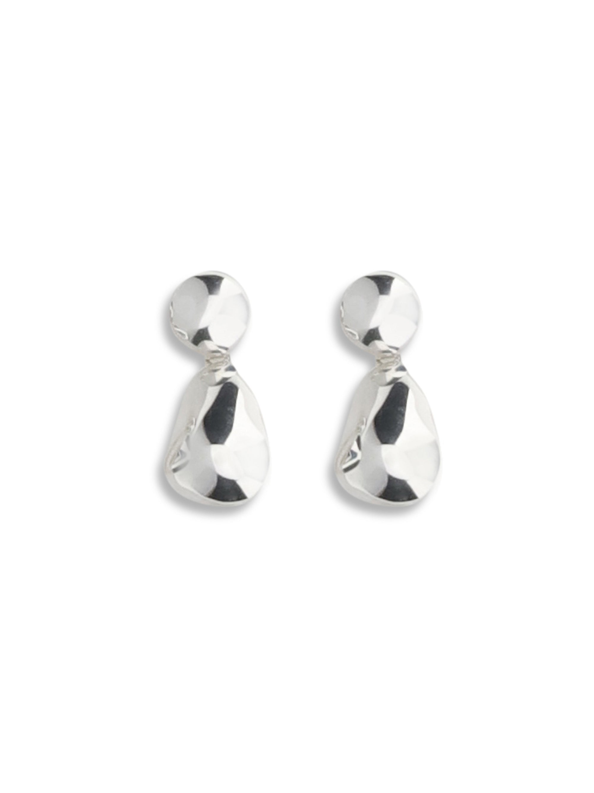 PHOEBE PHILO OS double sphere earrings