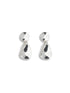PHOEBE PHILO OS double sphere earrings