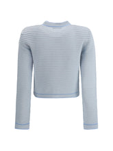 BALMAIN 36 embossed knit cardigan