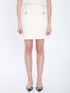 VALENTINO GARAVANI 42 crepe couture mini skirt