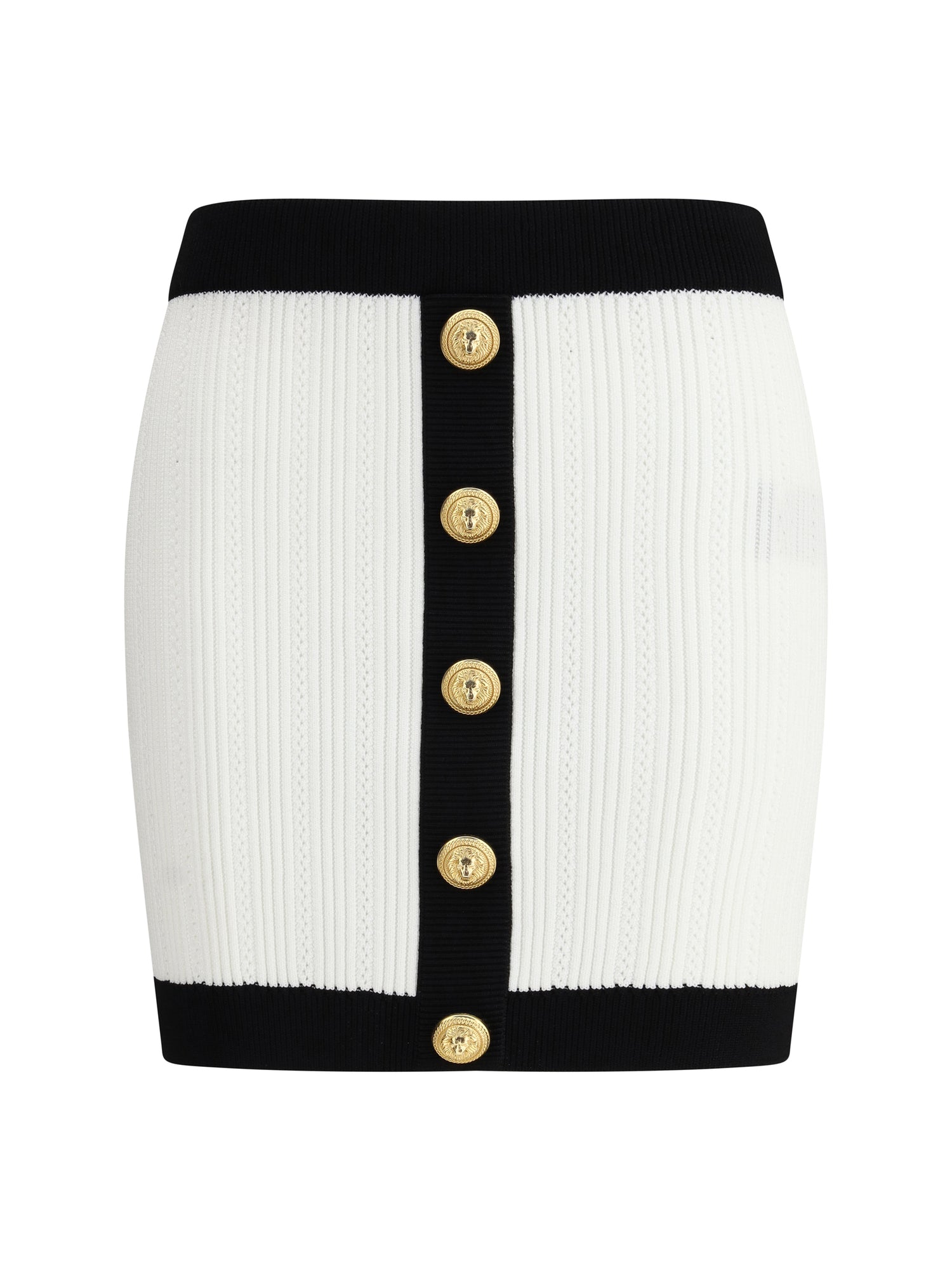 BALMAIN 34 knit mini skirt