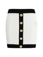 BALMAIN 34 knit mini skirt