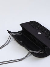 ROGER VIVIER OS envelope flap flower buckle clutch