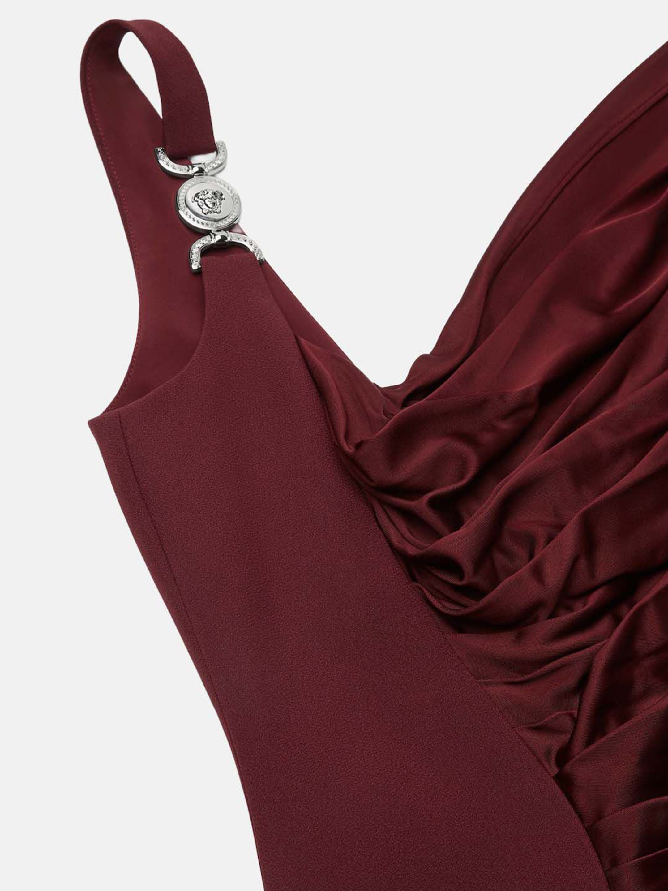 VERSACE 40 asymmetrical evening dress