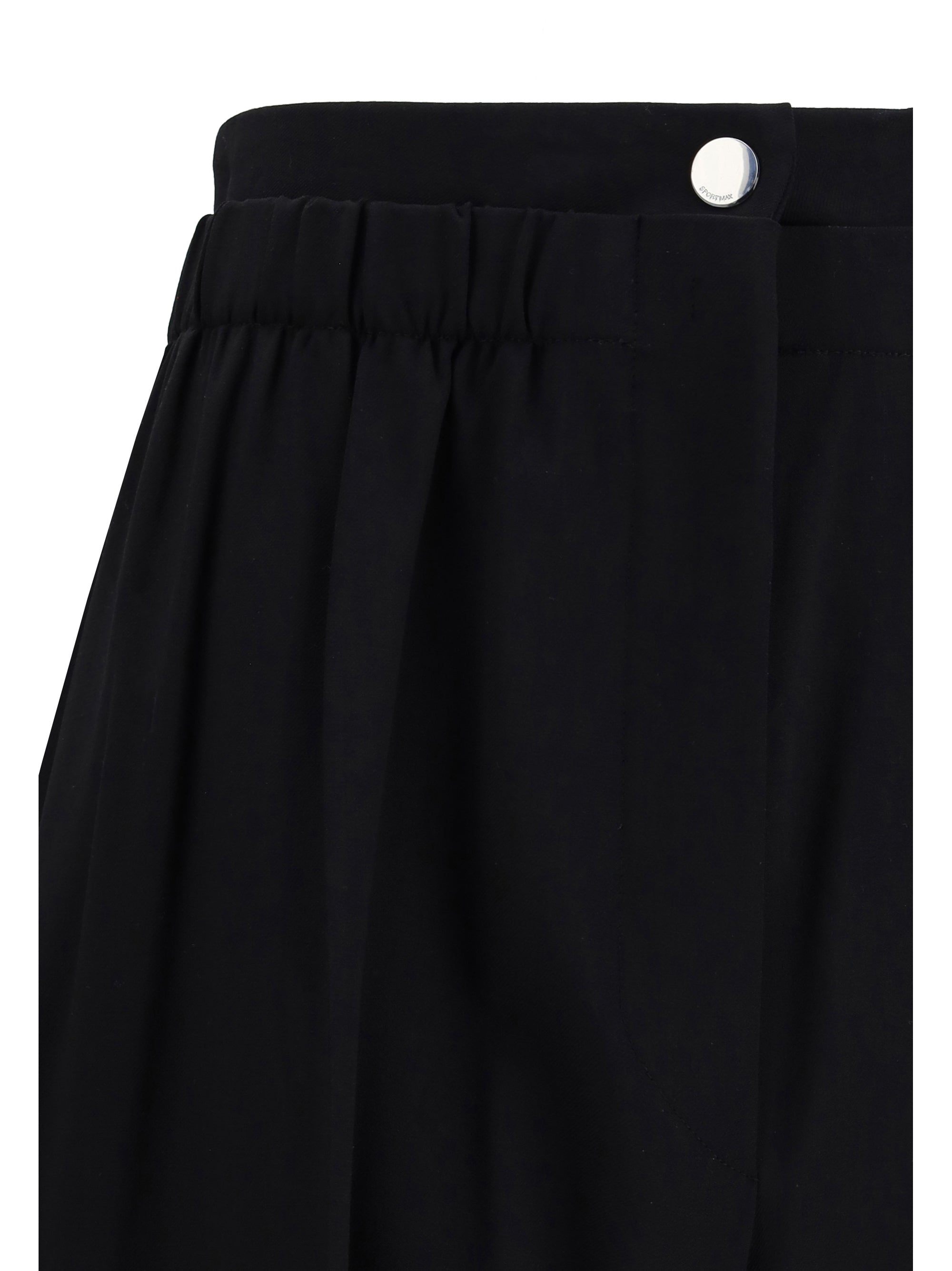 MAX MARA SPORTMAX 38 wide stretch wool trousers