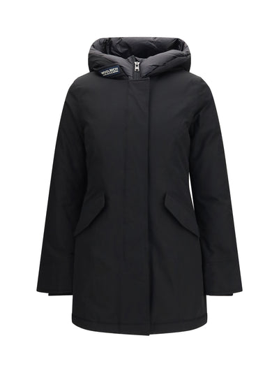 hooded padded arctic parka