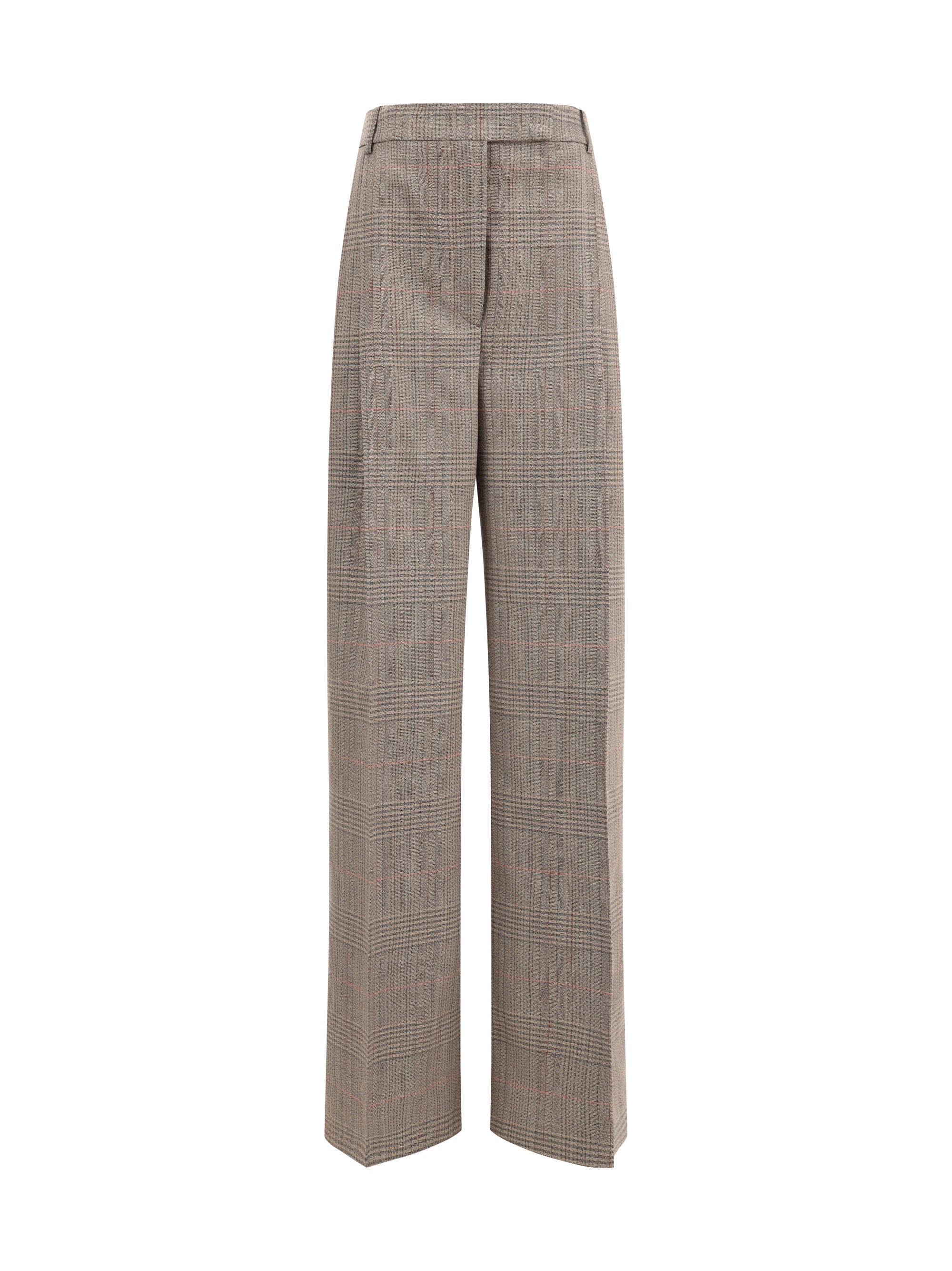 ROHE 36 prince of wales wide leg pants