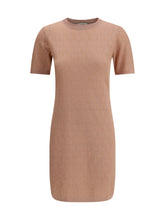 FENDI 40 ff pattern midi dress