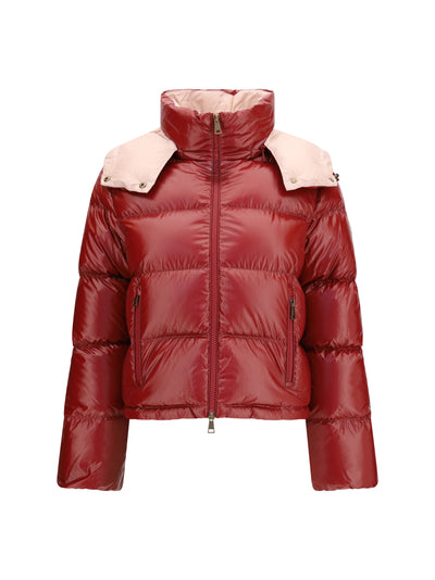 niveole short nylon down jacket