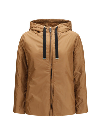 hooded padded jacket